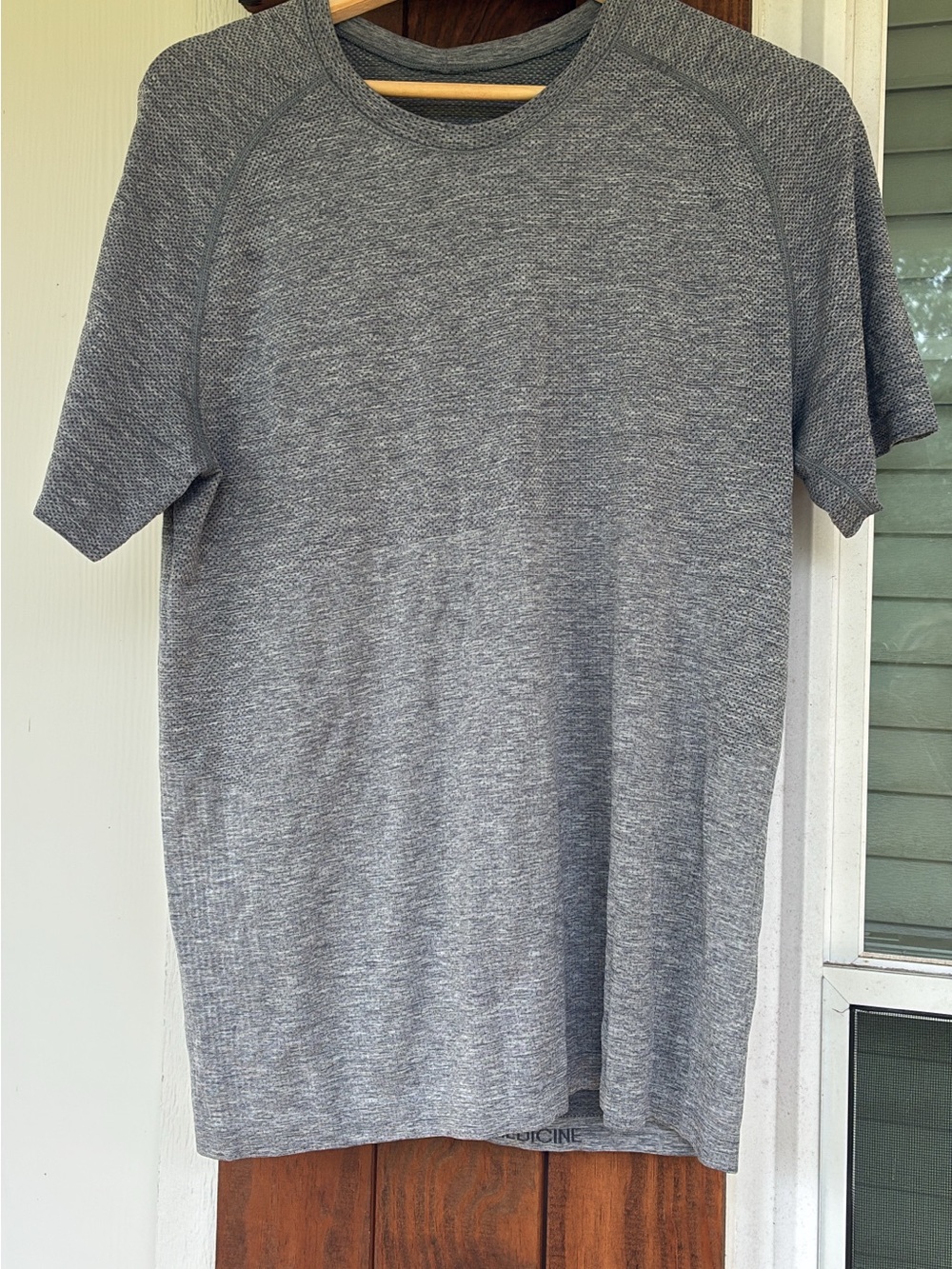 lululemon athletica Men's Heather Gray Short-Sleeve Crew